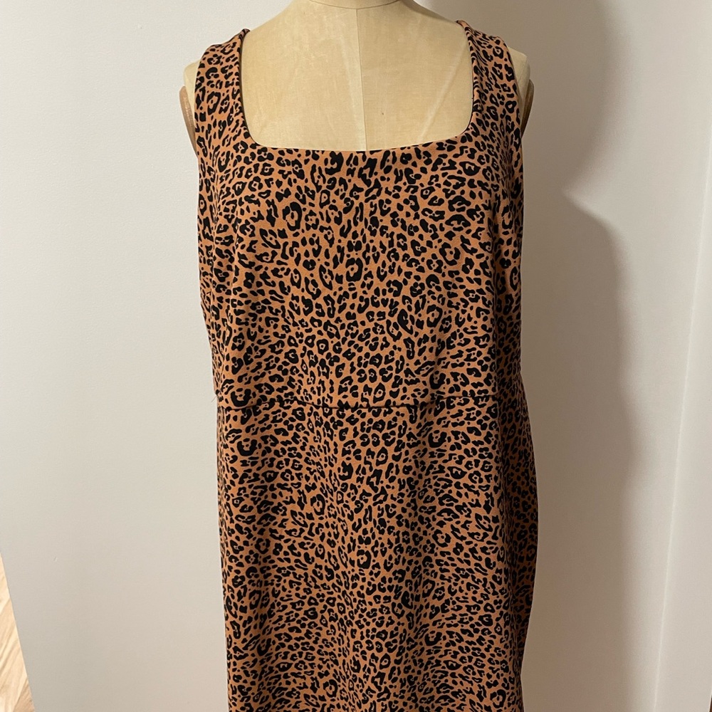 H&M Dress Leopard Sleeveless NWT XL